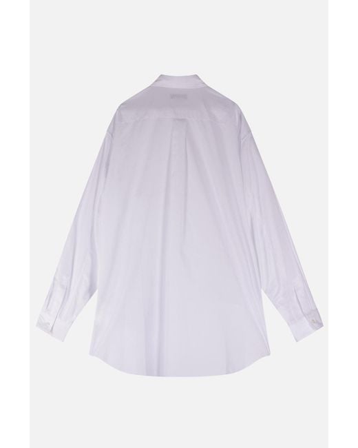 Comme des Garçons White Long Sleeve Shirt for men