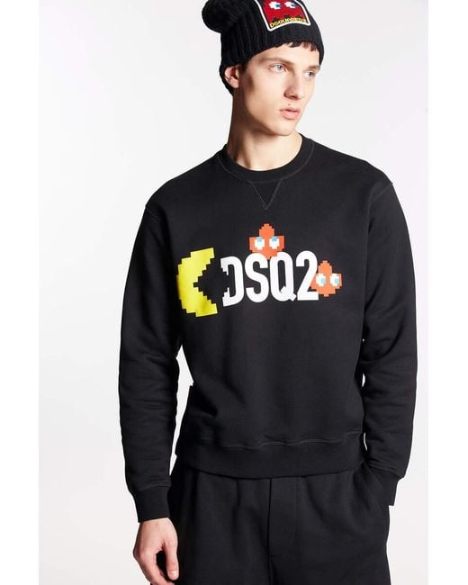 DSquared² Black Sweatshirts for men