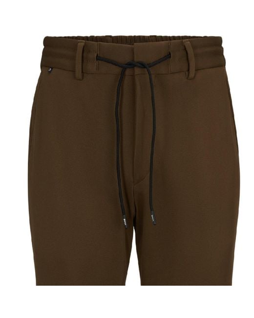 Boss Brown Simple And Casual Pants for men