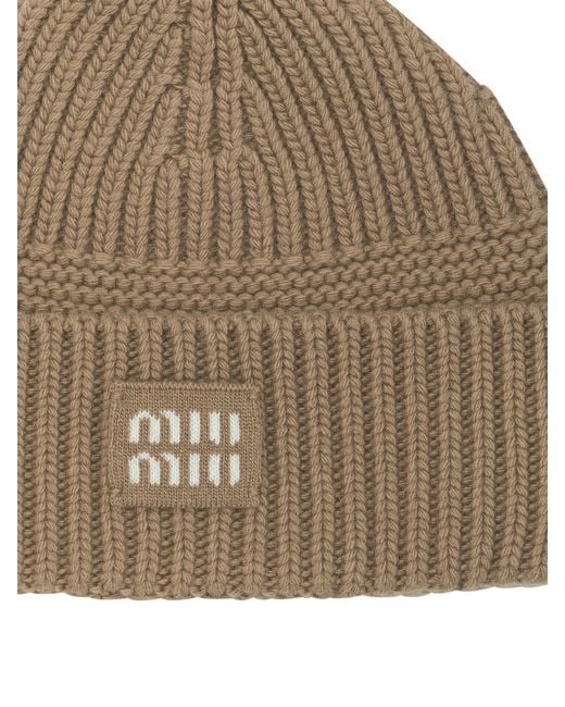 Miu Miu Brown Hats And Hairbands