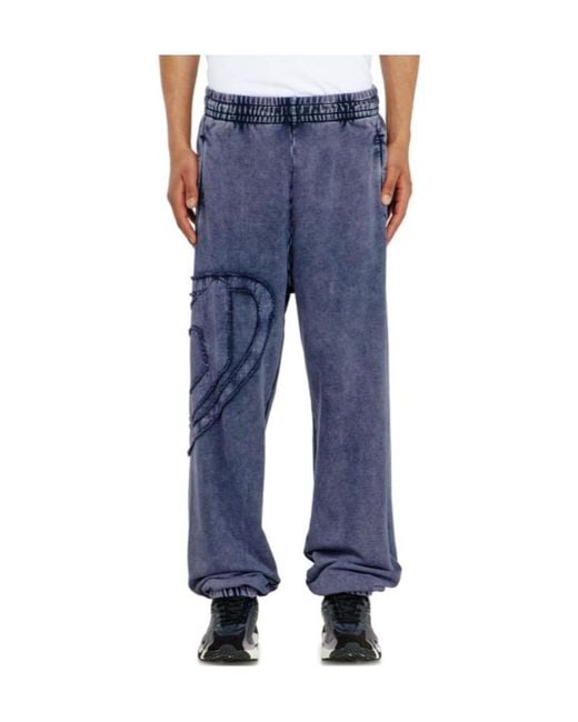 DIESEL Blue P-Marky-Den Pants for men