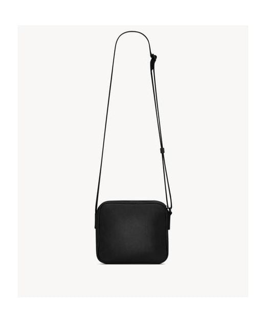 Saint Laurent White Niki Zip-Up Camera Bag for men
