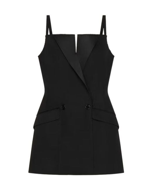 Givenchy Black Mini Tailored Dress