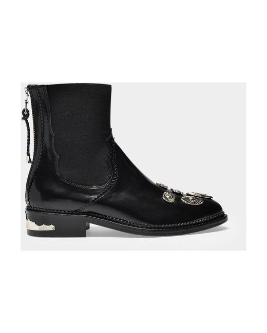 Toga Black Chelsea Boots