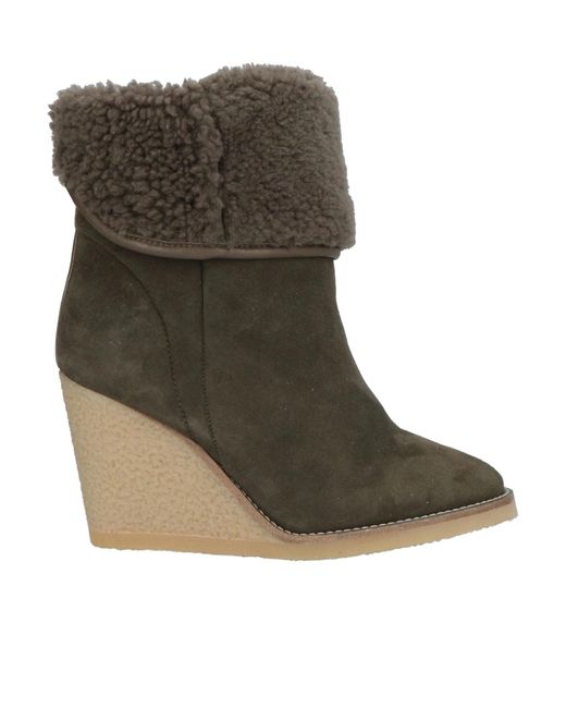 Isabel Marant Green Ankle Boots