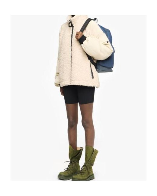 J.W. Anderson Natural Panelled Fleece Track Jacket