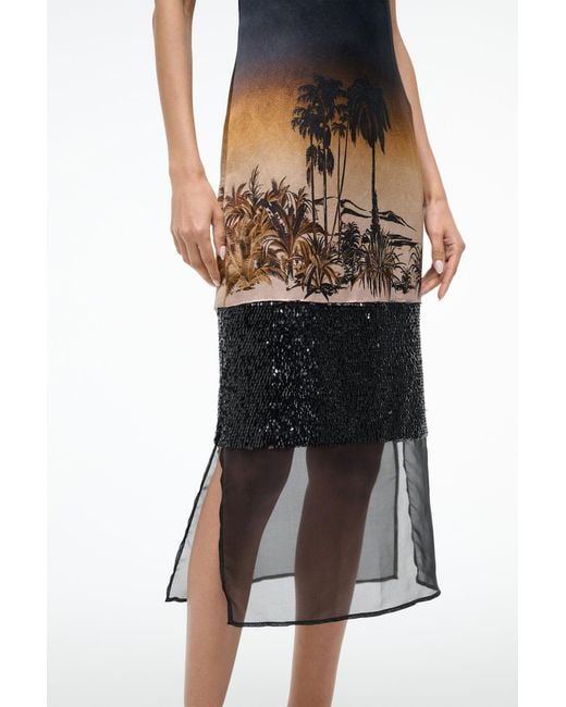 Staud Black Sleeveless Dress
