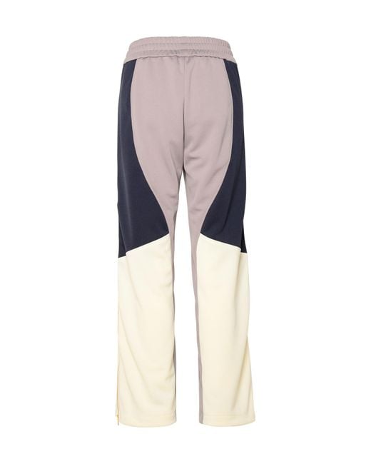 Palm Angels Multicolor Logo Embroidered Colour-Blocked Track Pants