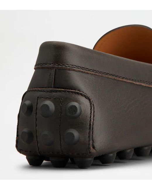 Tod's Black Round-Toe Loafers for men