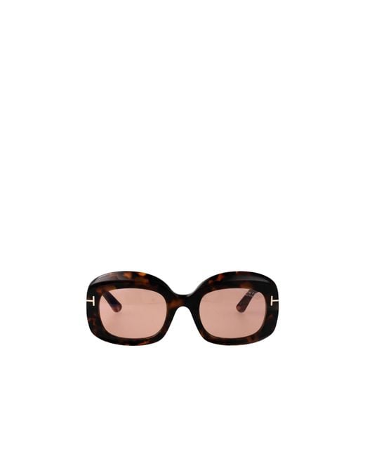 Tom Ford Multicolor Eyewear Rectangle Frame Sunglasses