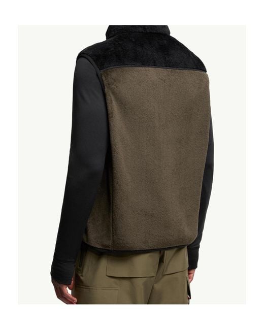 Moncler Green Grenoble Polartec Down Gilet for men