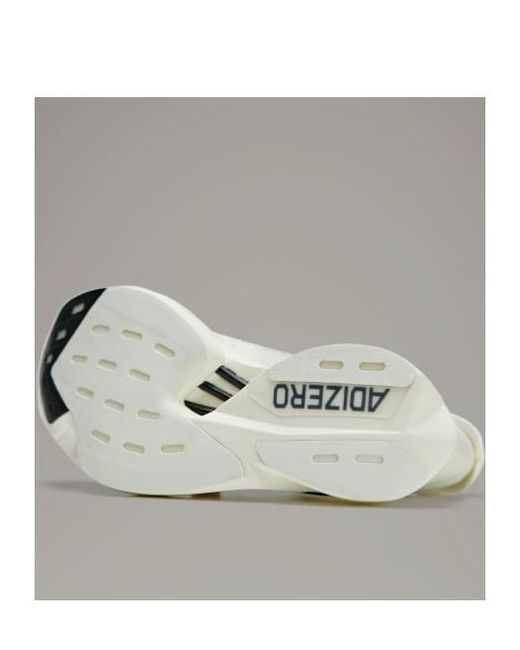 Y-3 White Adios Pro 3.0 Lace-Up Sneakers for men