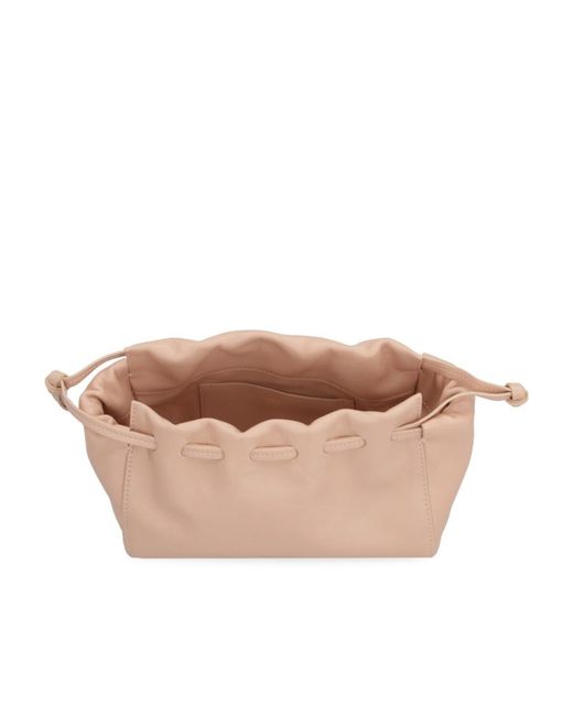 Mansur Gavriel Pink Bloom Drawstring Mini Clutch Bag