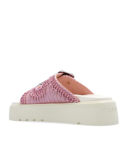 Casadei Pink Birky Ale Slides
