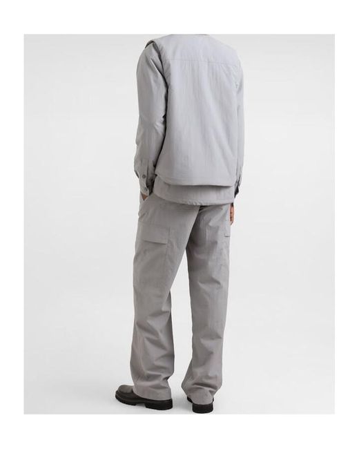 Dolce & Gabbana Gray Elastic Waist Cargo Pants for men