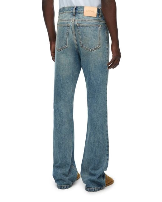 Loewe Blue Bootleg Jeans for men
