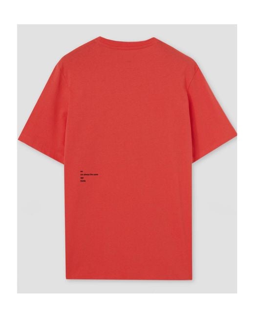 OAMC Red Open-Necked Shirt for men