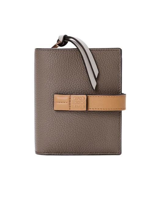 Loewe Gray Logo Wallet