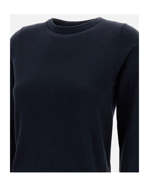 Extreme Cashmere Blue Lisa Long Sleeve Knitted Top