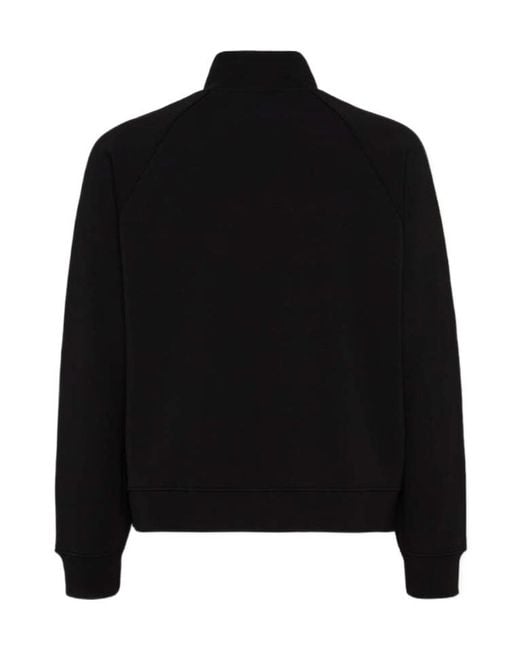 DSquared² Black D2 Tape Zipped Sweatshirt for men