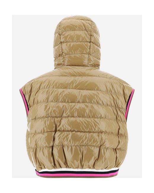 Herno Metallic Glossy Zip-Up Padded Vest