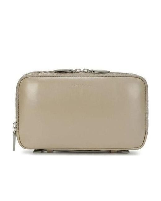 Emporio Armani Natural Logo Detail Clutch for men