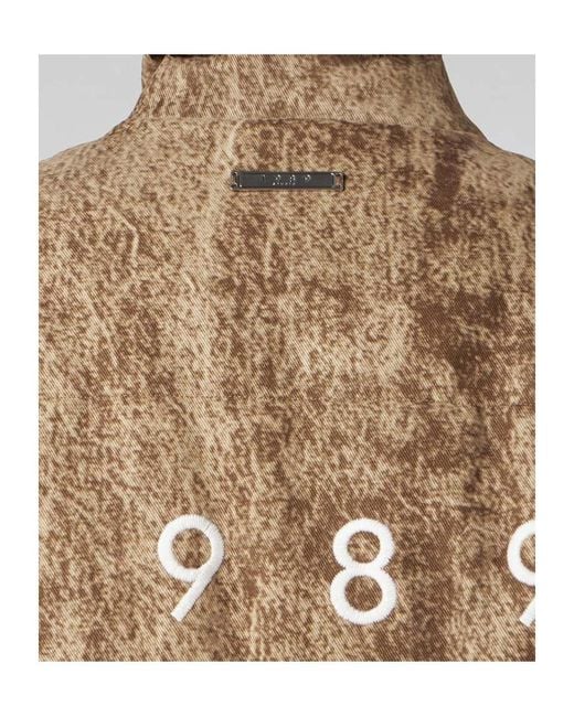 1989 STUDIO Natural Long-Sleeved Turtleneck Casual Jacket for men