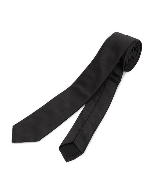 Givenchy Black Pointed Tie for men