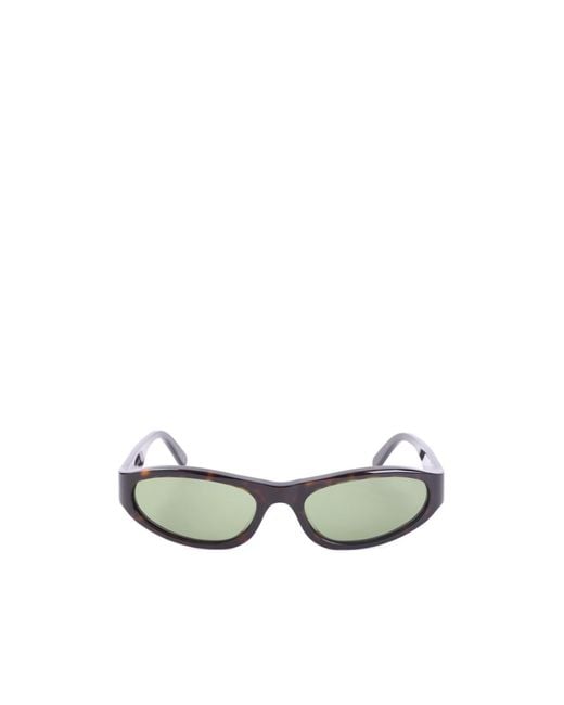 Marni White Oval Sunglasses for men