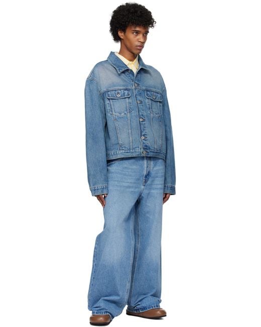 Jacquemus Blue Denim Jacket for men
