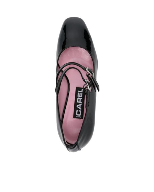 CAREL PARIS Black Carel Alice Mary Janes Pumps
