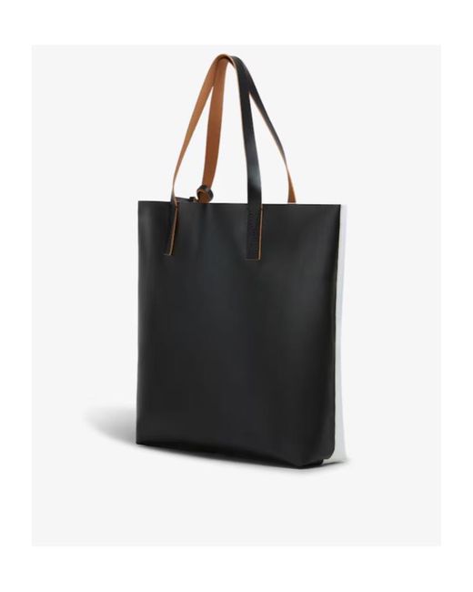 Marni White 30Th Anniversary Print Two-Toned Tribeca Tote Bag