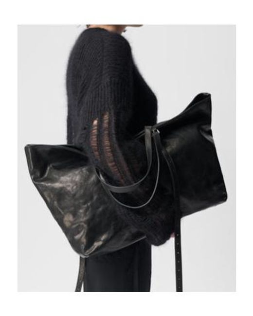 Ann Demeulemeester Black Rigmor Oversized Jumper