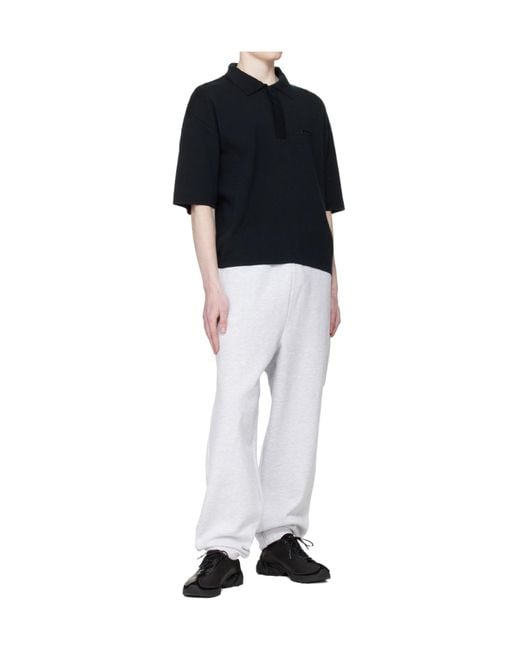 Entire studios Black Elastic Waist Sports Pants for men