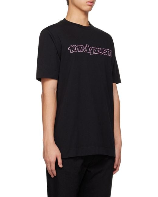 1017 ALYX 9SM Black T-Shirt With Round Neck for men