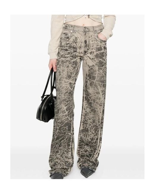 Rick Owens Gray Concordians Geth Jeans