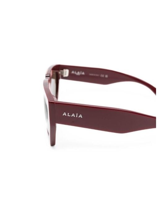 Alaïa Pink Framed Sunglasses