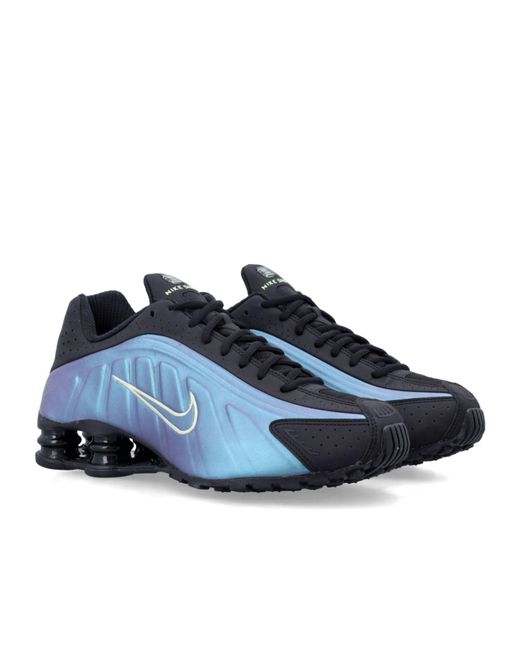 Nike Blue Terrex Ax4 Mid Gore Tex Hiking Shoes for men