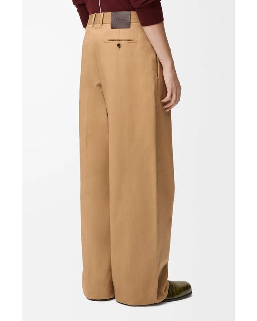 Loewe Natural Wide-Leg Trousers for men