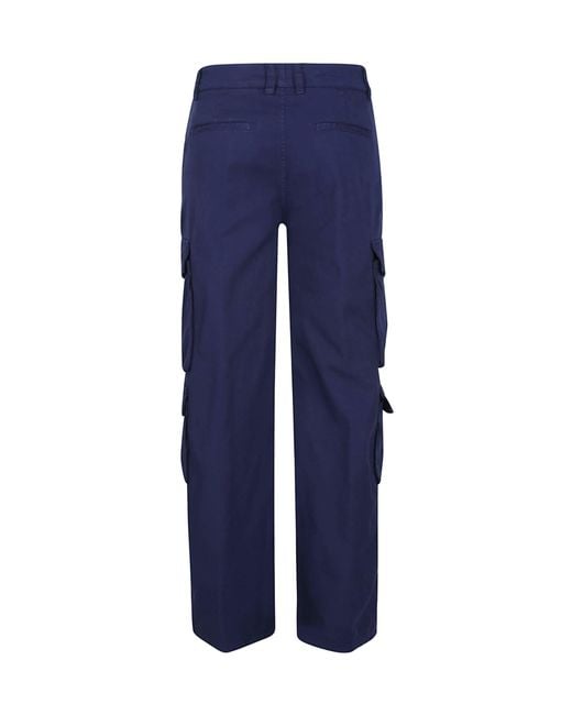 True Royal Blue Kendall Cargo Pants