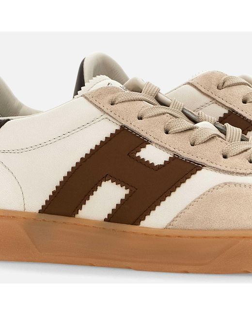 Hogan Multicolor Low-Top Sneakers With Suede And Smooth Texture for men