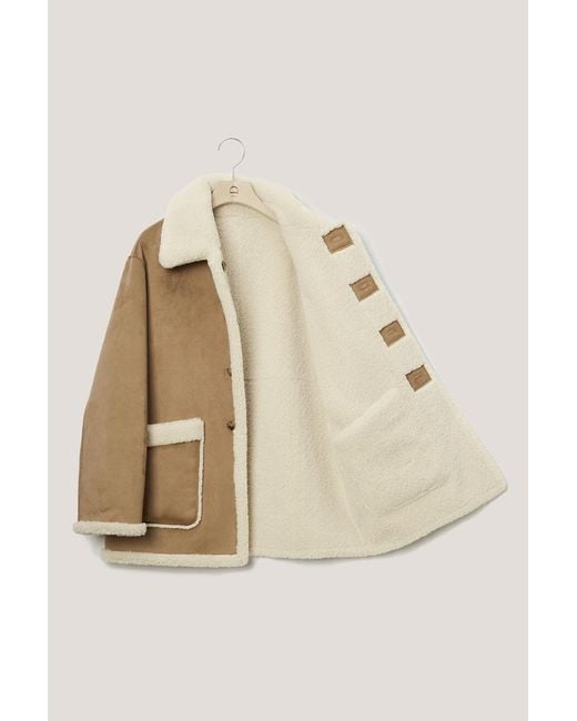 DUNST Natural Reversible Shearling Jacket for men