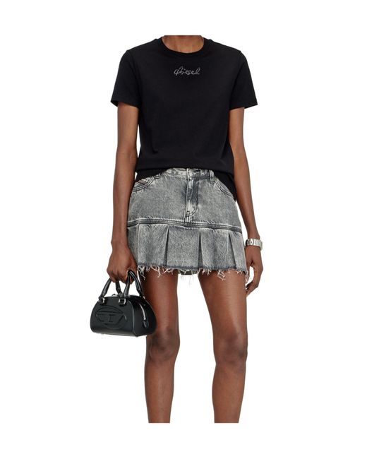 DIESEL Black Logo T-Shirt