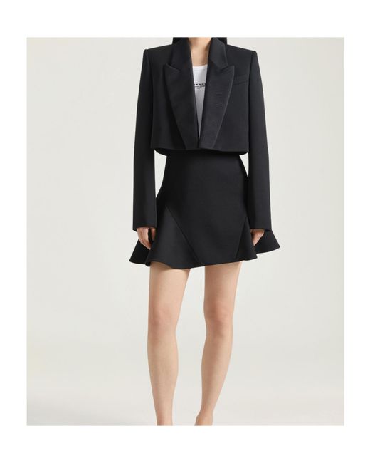 Givenchy Black Cropped Tuxedo Jacket