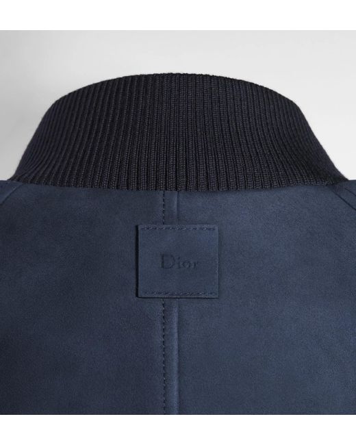 Dior Blue Harrington Jacket for men