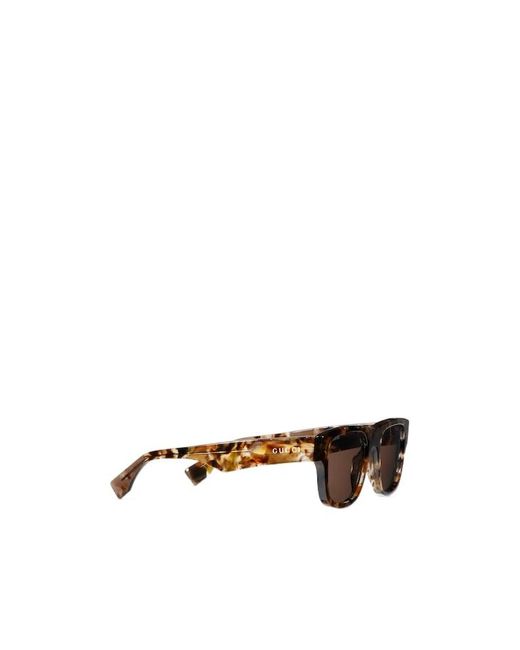 Gucci Brown Rectangular Frame Sunglasses for men