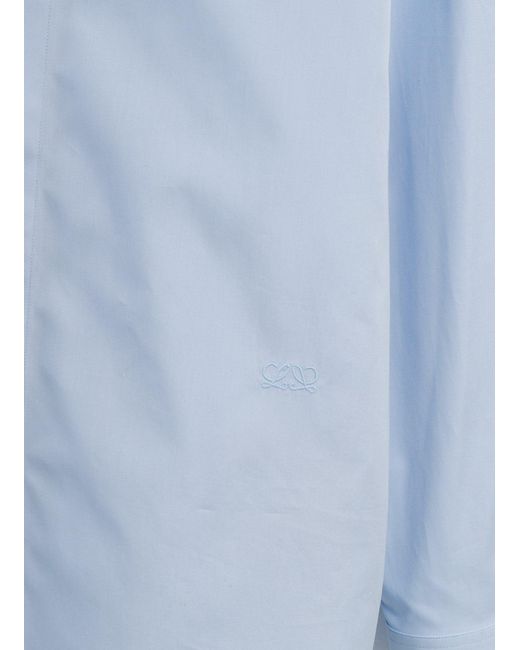 Loewe Blue Long-Sleeved Shirt for men