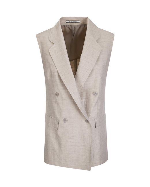 Tagliatore Gray Sleeveless Vest