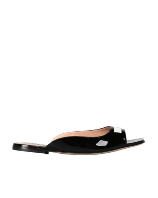 Moschino White Open-Toed Slippers