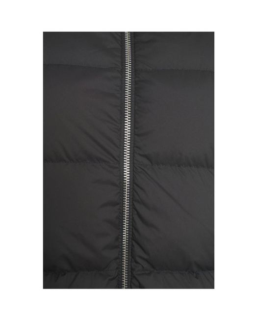 Add Gray Hooded Puffer Jacket